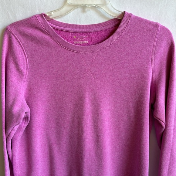 Tek Gear dusty rose soft sweatshirt with thumb holes, size XL - Picture 2 of 7